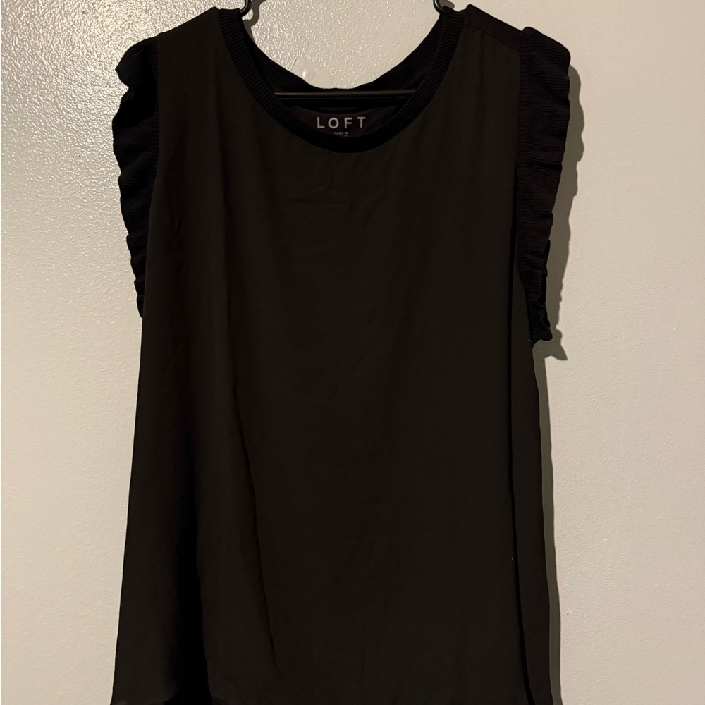 LOFT Elegant Black Blouse